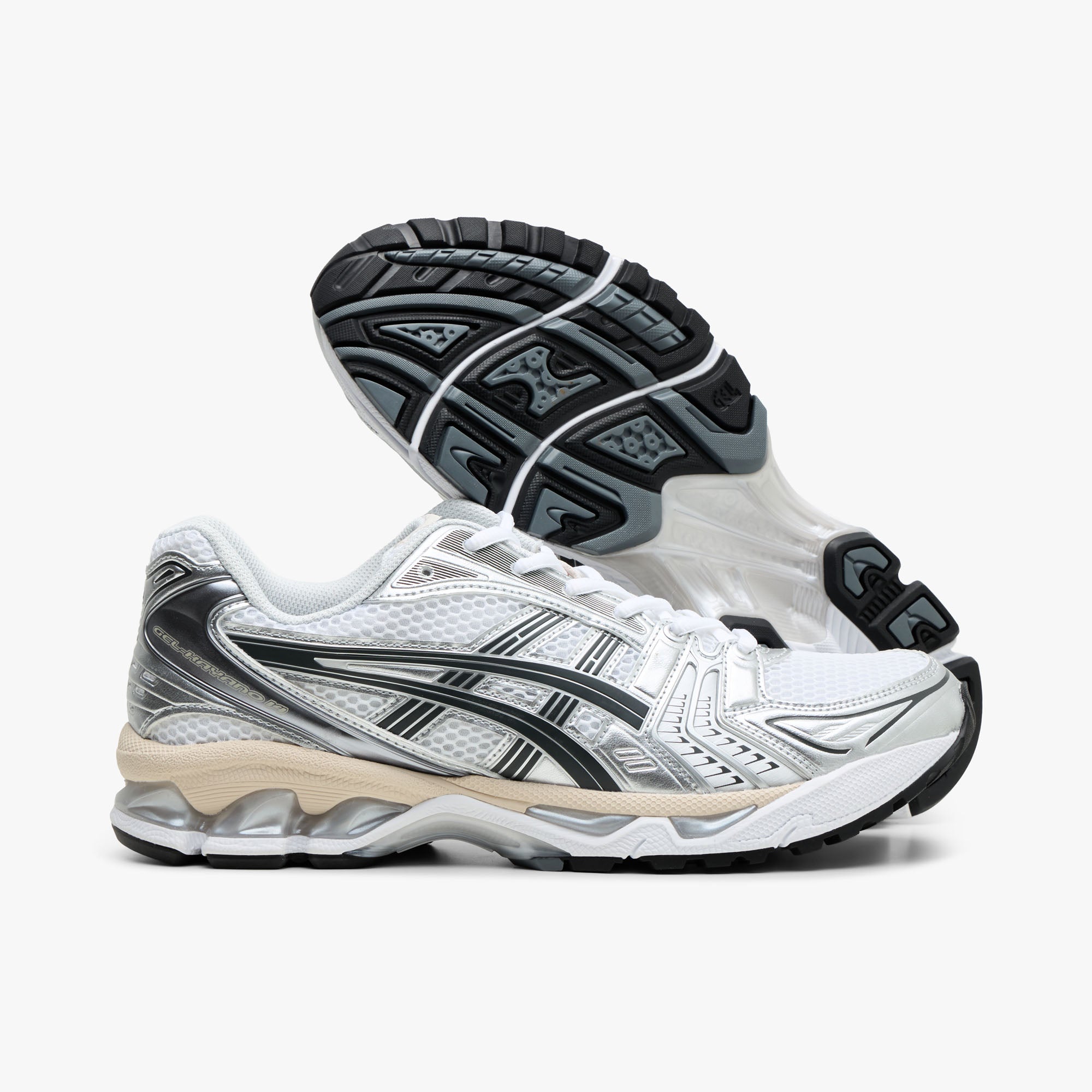 靴 asics GEL-KAYANO 14\"White/Graphite Grey\" Buy Asics Gel Kayano 14 'White Graphite Grey' - 1203A537 110 | GOAT CA