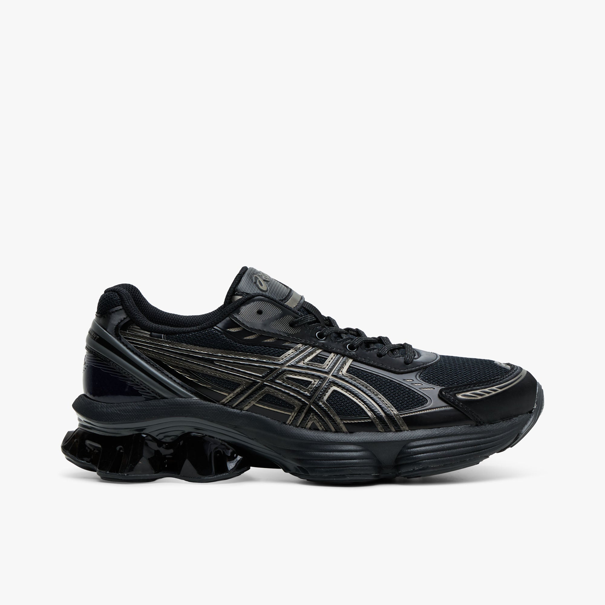 asics GEL-Kinetic Fluent ブラック スニーカー ASICS Gel-Kinetic Fluent Black / Graphite Grey – Livestock