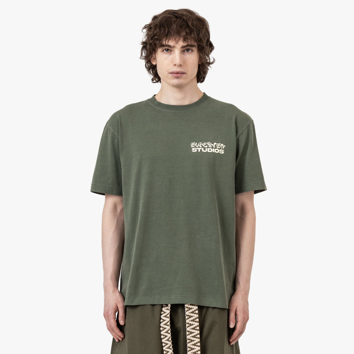 Supervsn Palm t-shirt / Moss 1