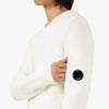 C.P. Company Full Rib Crewneck / Gauze White 4