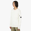 C.P. Company Full Rib Crewneck / Gauze White 2