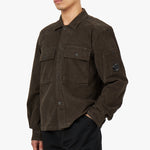 C.P. Company Velluto Heavy Shirt / Olive Night 5