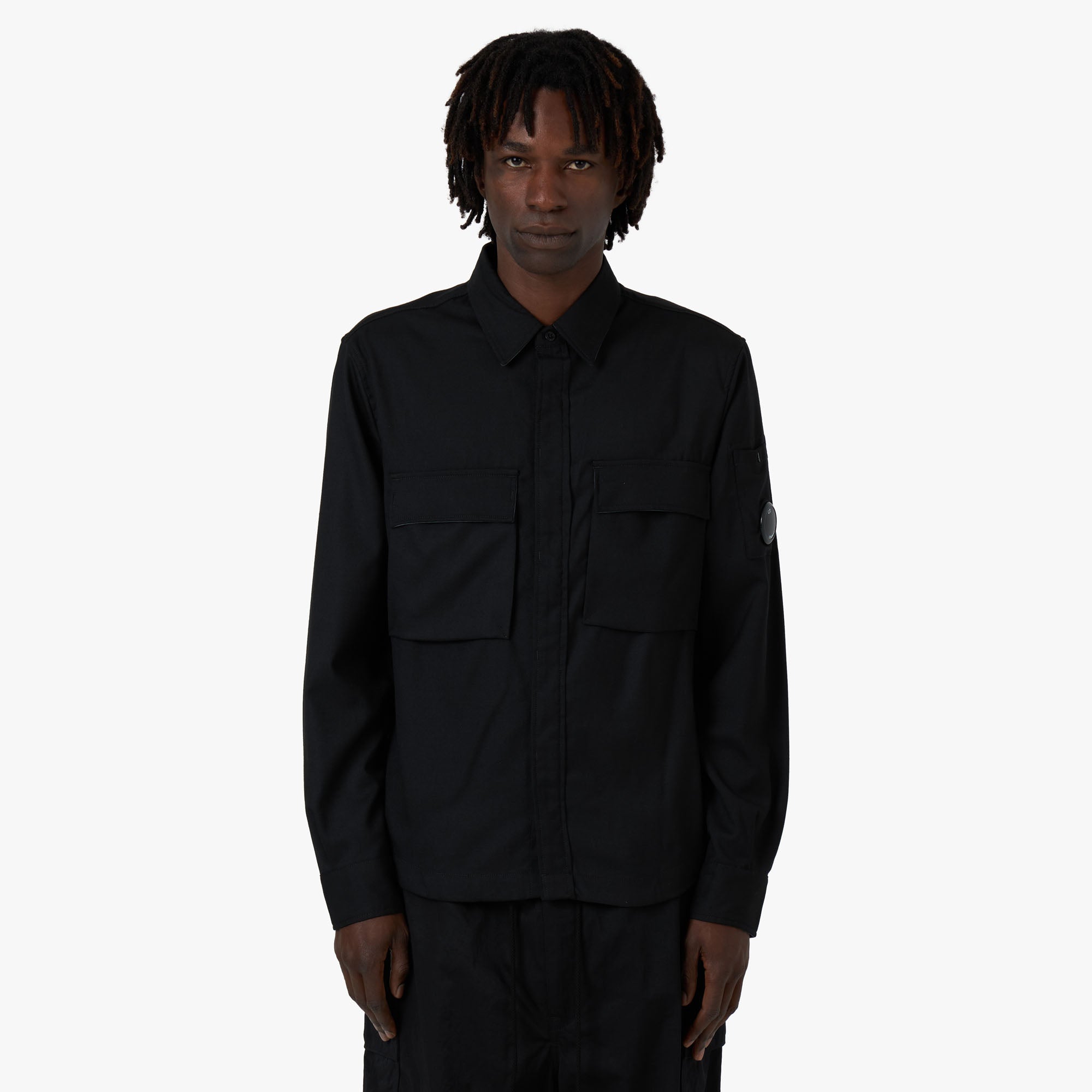 C.P. Company Wool Chemise Gabardine / Noir 1