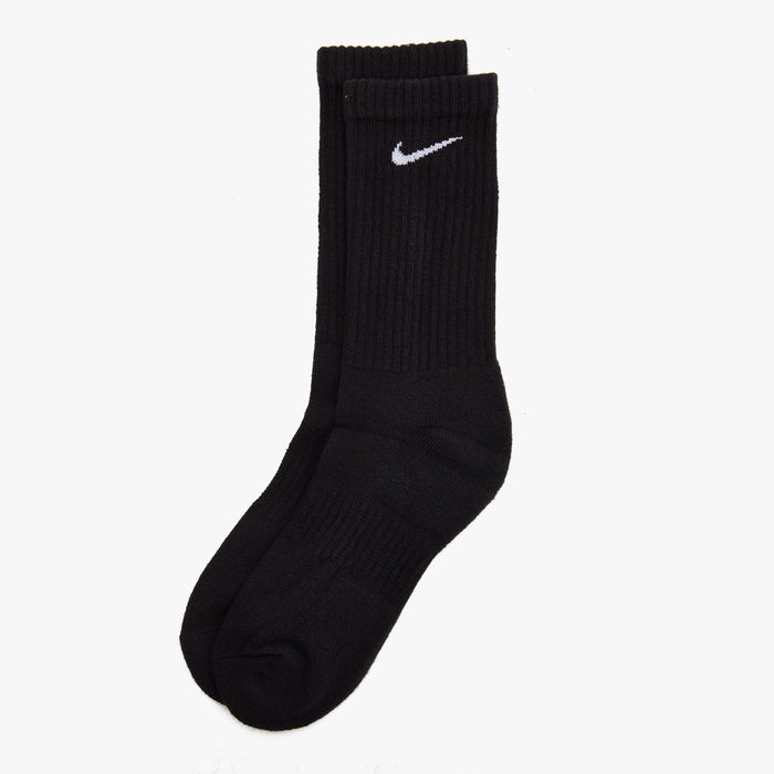 Nike Everyday Cushioned Training Crew Socks - 3 Pack Black / White 1
