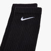 Nike Everyday Cushioned Training Crew Socks - 3 Pack Black / White 3