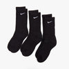 Nike Everyday Cushioned Training Crew Socks - 3 Pack Black / White 2