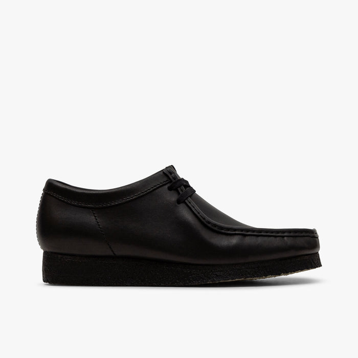 Clarks Originals Wallabee / Black Leather - Low Top  1