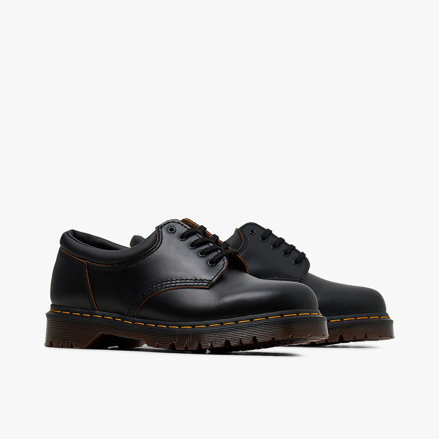 8053 quad shop leather platform shoes