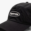 Supervsn Oval Stamp Logo Casquette Camp / Noir 4