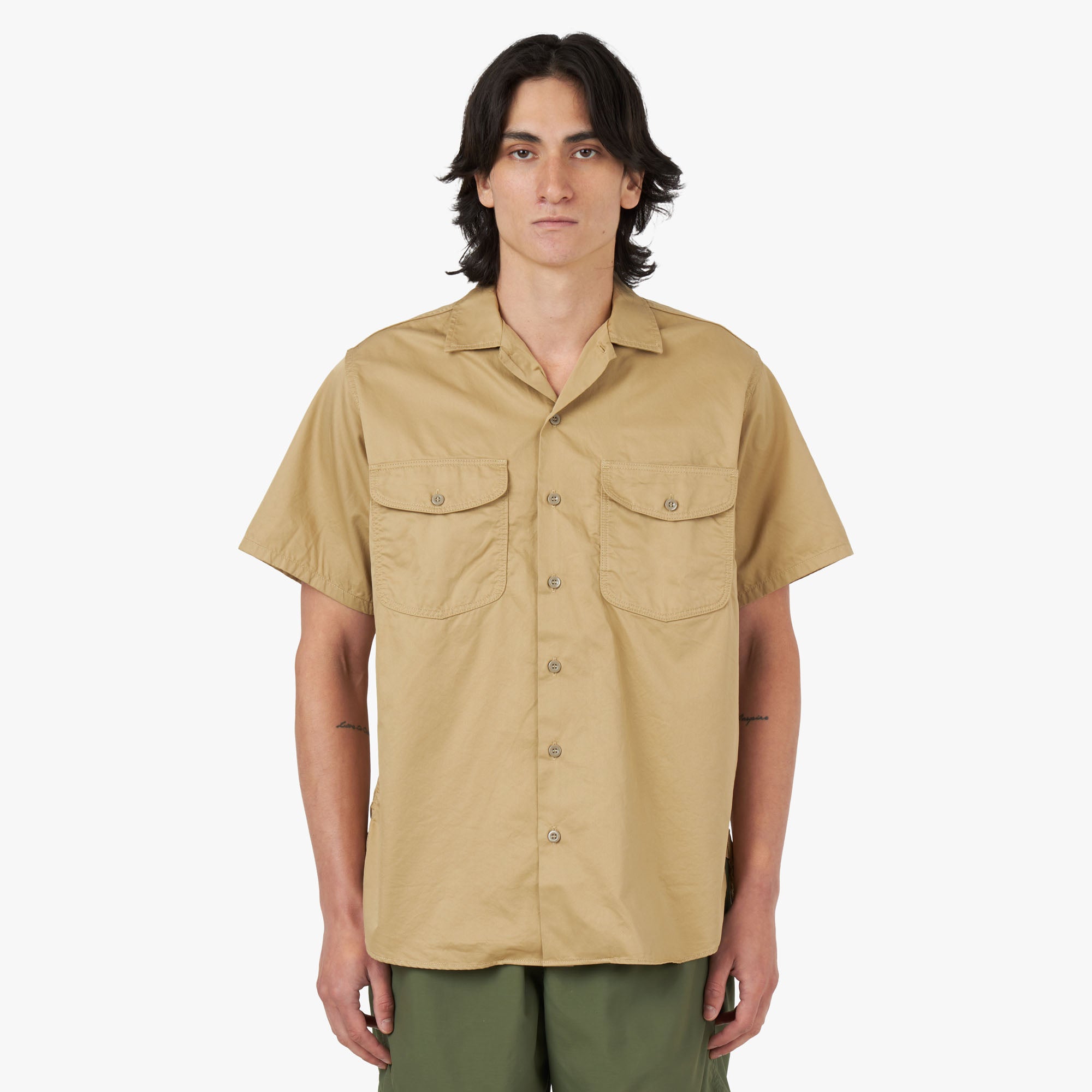 Beams Plus Work Twill Classic Fit / Kaki 1