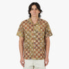 BEAMS PLUS Open Collar Short Sleeve Shirt Block Print / Paisley 1