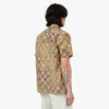 BEAMS PLUS Open Collar Short Sleeve Shirt Block Print / Paisley 3