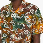 BEAMS PLUS Open Collar Short Sleeve Shirt / Brown 4
