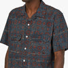 BEAMS PLUS Open Collar Short Sleeve Shirt / Blue 4