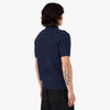 BEAMS PLUS Knit Polo Cable / Navy 3