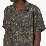 BEAMS PLUS Polo Pique / Batik Print 4