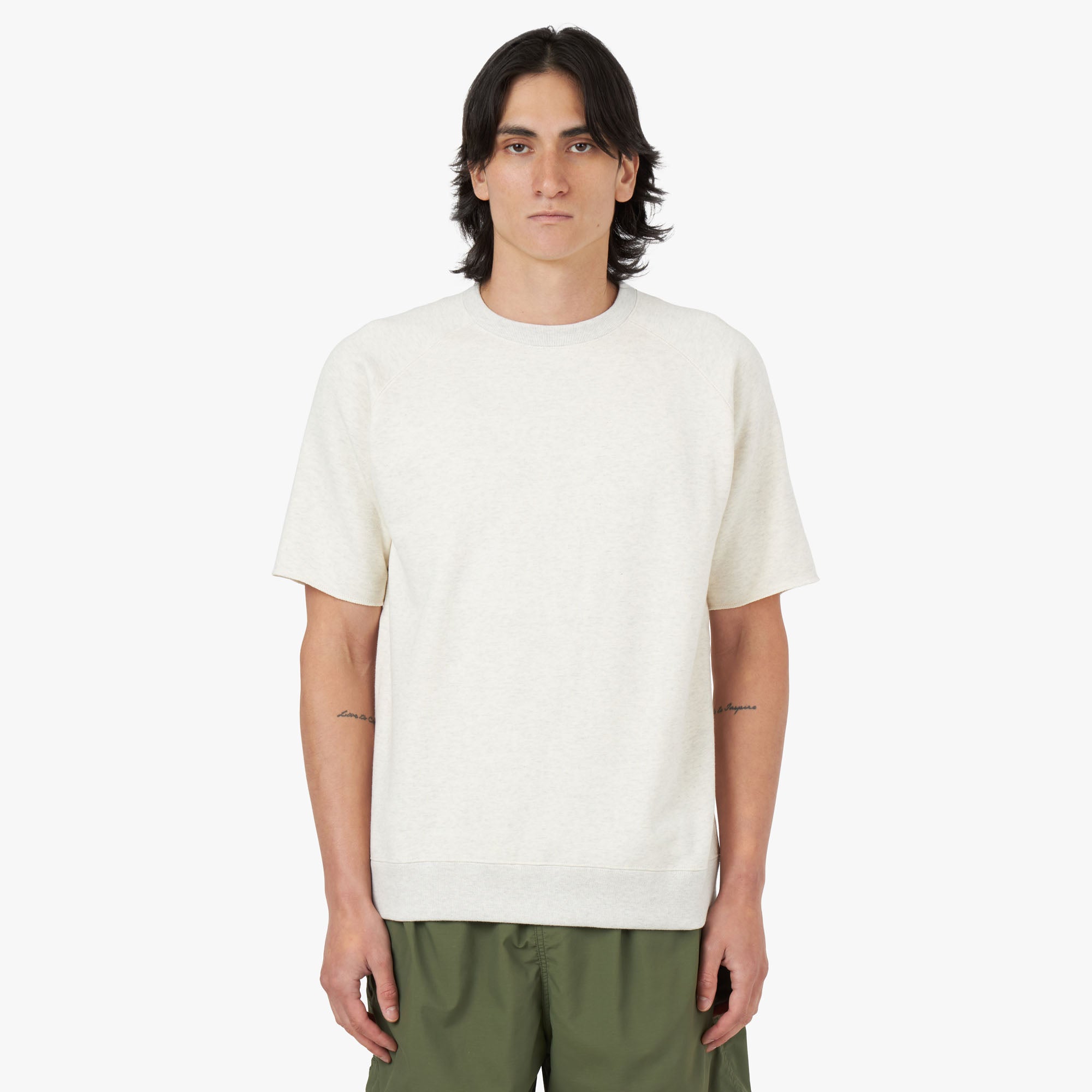Grey cut off sweat shorts shop