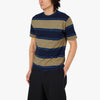 BEAMS PLUS Pocket T-shirt Indigo Stripe / Navy 4