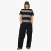 BEAMS PLUS Pocket T-shirt Indigo Stripe / Navy 5
