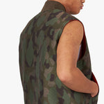 BEAMS PLUS Reversible WORK Puff Vest Camo Jacquard / Camo 4