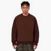 BEAMS PLUS MIL Fleece Crewneck / Brown 1