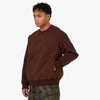 BEAMS PLUS MIL Fleece Crewneck / Brown 2