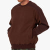 BEAMS PLUS MIL Fleece Crewneck / Brown 4