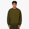 BEAMS PLUS MIL Fleece Crewneck / Olive 1