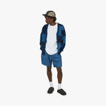 BEAMS PLUS Patchwork Cardigan / Indigo 6