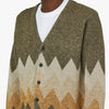 BEAMS PLUS Chevron Cardigan / Khaki 4