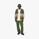 BEAMS PLUS Chevron Cardigan / Khaki 6