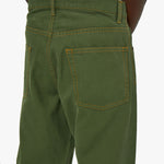 BEAMS PLUS 5 Pocket Oxford Pants / Olive 5