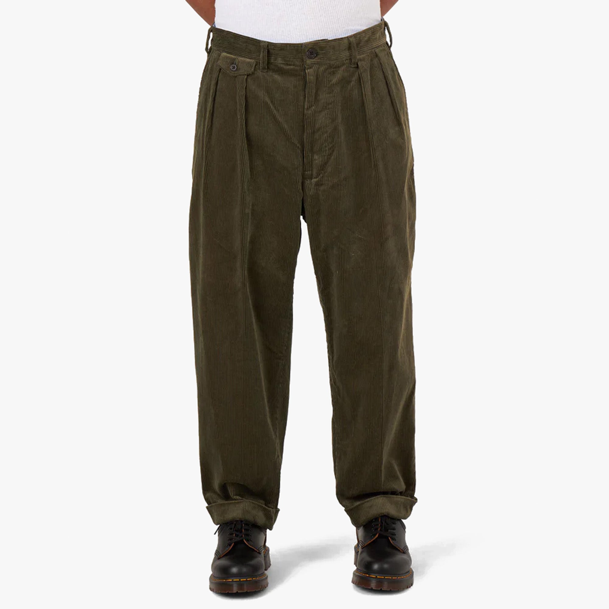 Dark green corduroy discount pants