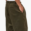 BEAMS PLUS 2Pleats Corduroy Pants / Dark Green 5