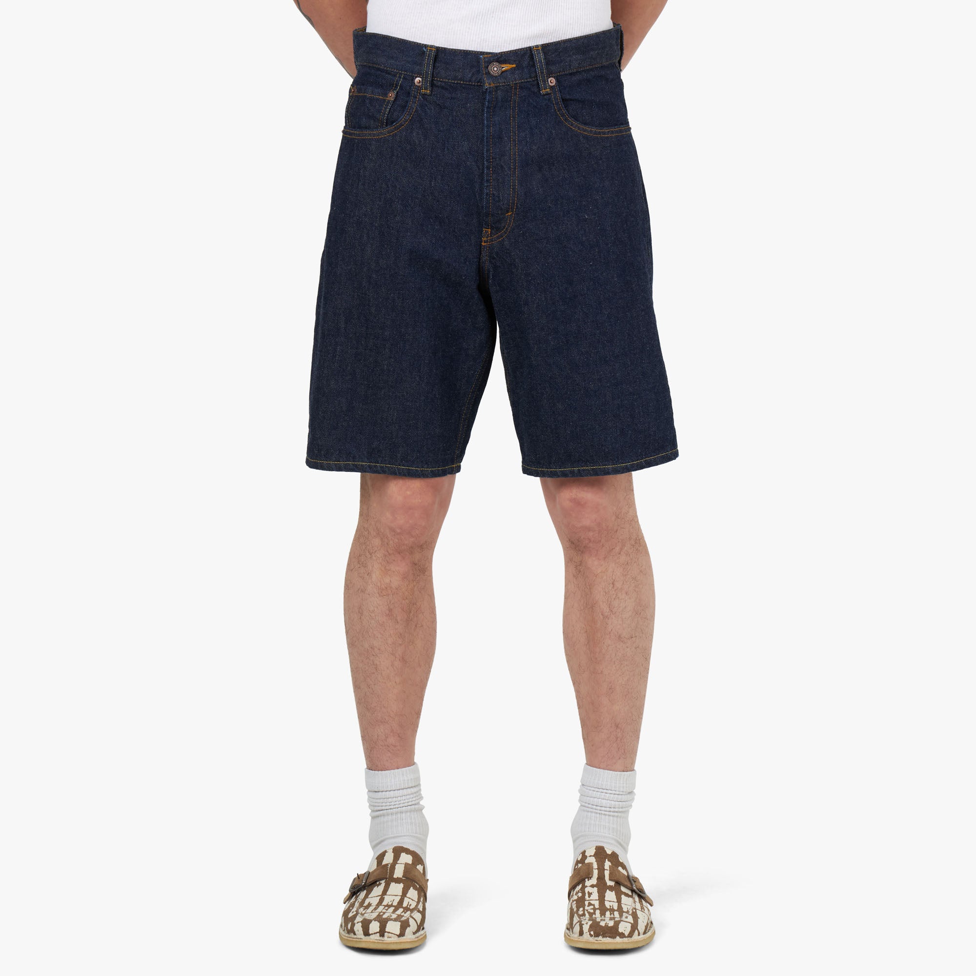 BEAMS PLUS Short 5 Poches Denim / Indigo 1