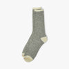 BEAMS PLUS Chaussettes Rag  (2 Paires) Gris / Rouge 2
