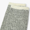 BEAMS PLUS Chaussettes Rag  (2 Paires) Gris / Rouge 4