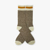 BEAMS PLUS Rag Socks (2 Pack) Khaki / Yellow 5