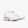 Jordan 13 Retro White / True Red - Wolf Grey - High Top  3