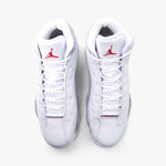Jordan 13 Retro White / True Red - Wolf Grey - High Top  5