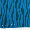 by Parra Aqua Weed Waves Beach Towel Greek Blue / Teal 3