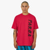 by Parra Wave Block Tremors T-shirt / Purple Pink 1