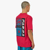 by Parra Wave Block Tremors T-shirt / Purple Pink 3