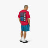 by Parra Wave Block Tremors T-shirt / Purple Pink 6