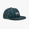 By Parra Squared Waves Pattern 6 Panel Hat / Multi 1