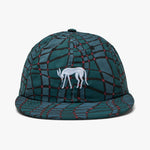 By Parra Squared Waves Pattern 6 Panel Hat / Multi 2