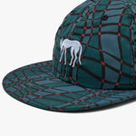 By Parra Squared Waves Pattern 6 Panel Hat / Multi 4