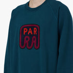 by Parra Fast Food Logo Crewneck  / Green 3