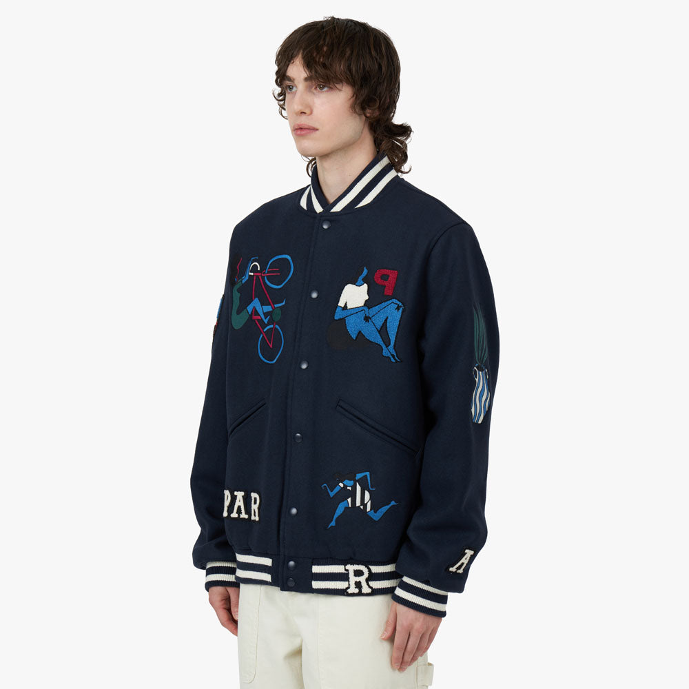 Prada cheap varsity jacket