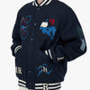 by Parra Run Sit & Bike Varsity Jacket / Navy Blue 4